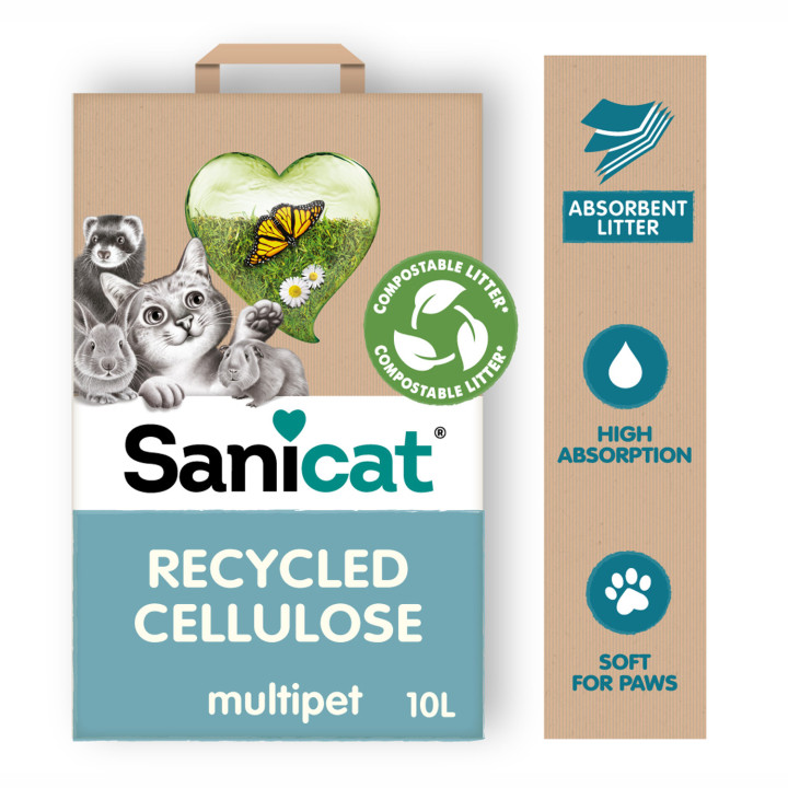 Sanicat Multipet Celulosa Reciclada - Kompymascotas