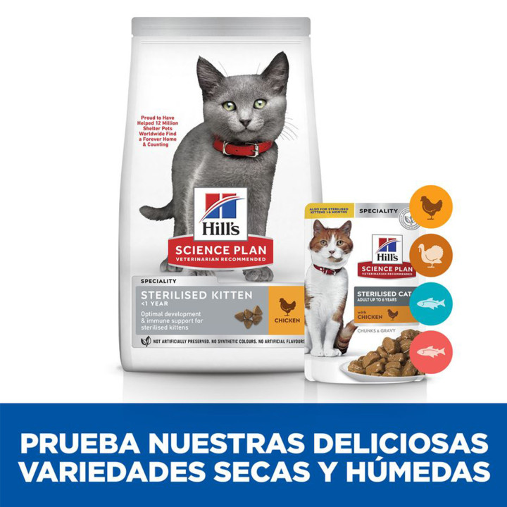 Hill´s Science Plan Sterilised Kitten - kompymascotas.com