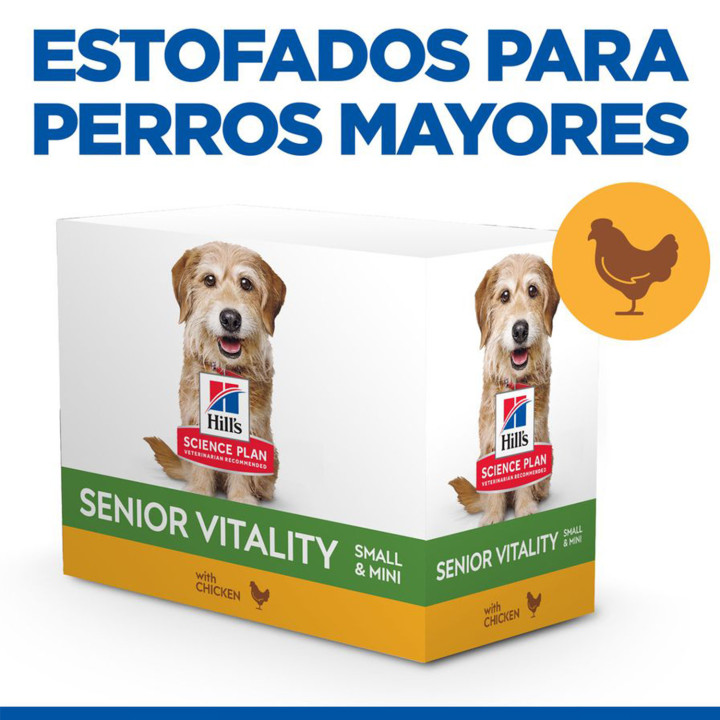 Hill´s Science Plan Senior Vitality Con Pollo - kompymascotas.com