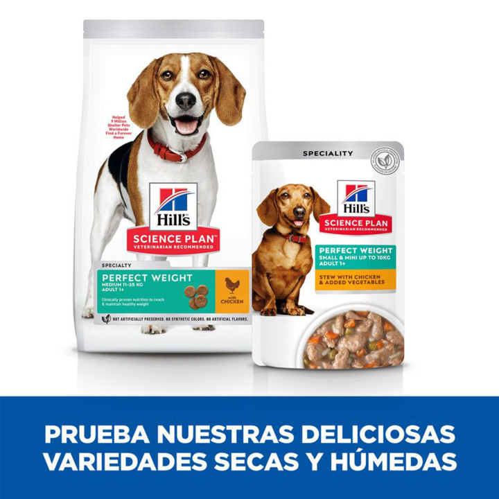 Hill´s Science Plan Perfect Weight - kompymascotas.com