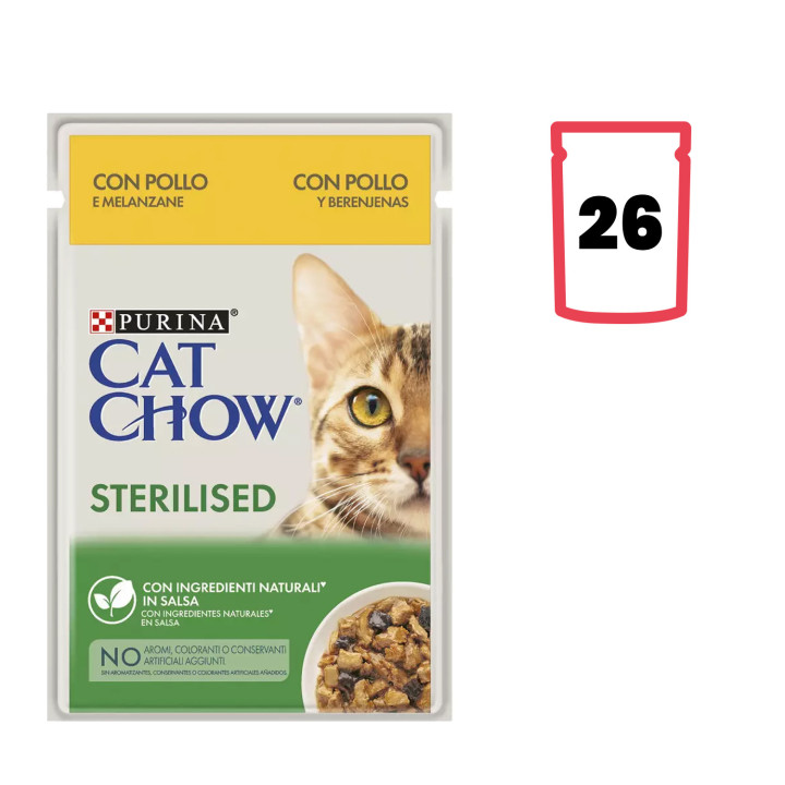 Purina Cat Chow Esterilizado con pollo - Kompymascotas