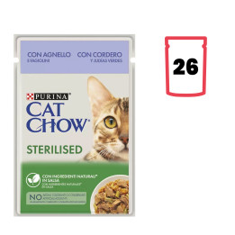 Purina Cat Chow Esterilizado con cordero - Kompymascotas