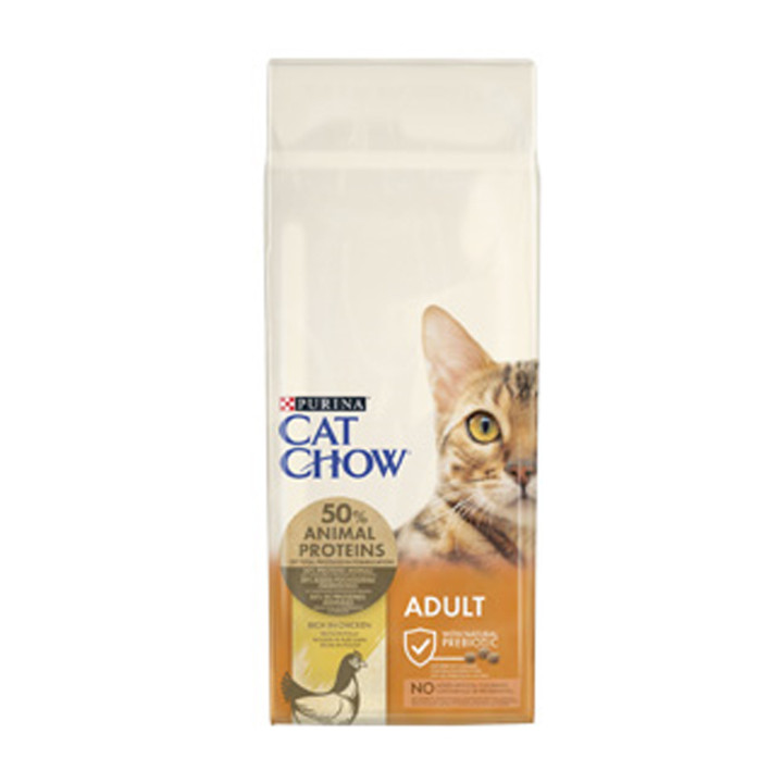 Cat Chow Adult Pollo y Pavo Pienso para gatos - Kompymascotas