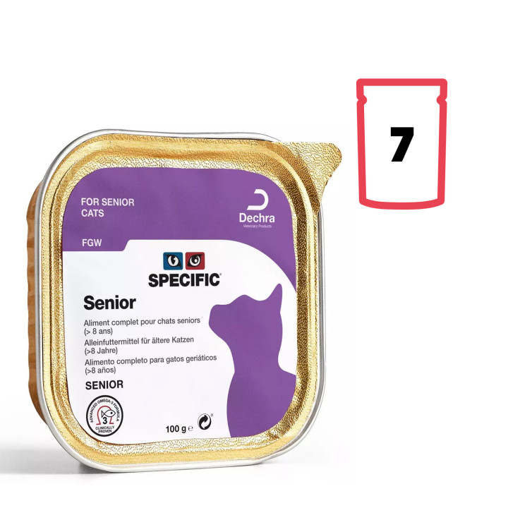 Comida húmeda Specific Senior FGW para gatos - Kompymascotas