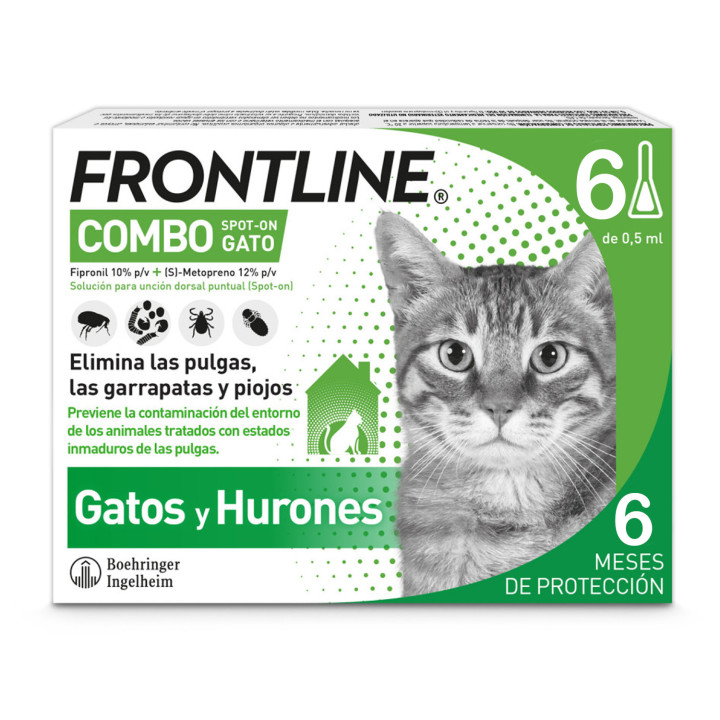 Frontline Combo Spot , Pipetas para gatos - Kompymascotas