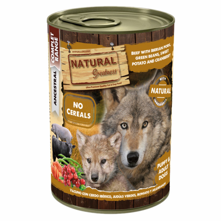 Natural Greatness Receta Vacuno con Cerdo Ibérico - Kompymascotas