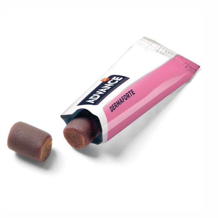 Snacks Advance Dermaforte, Complemento alimenticio para perros - Kompymascotas