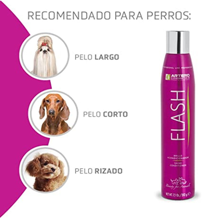 Acondicionador de pelo para perros Artero Flash - Kompymascotas