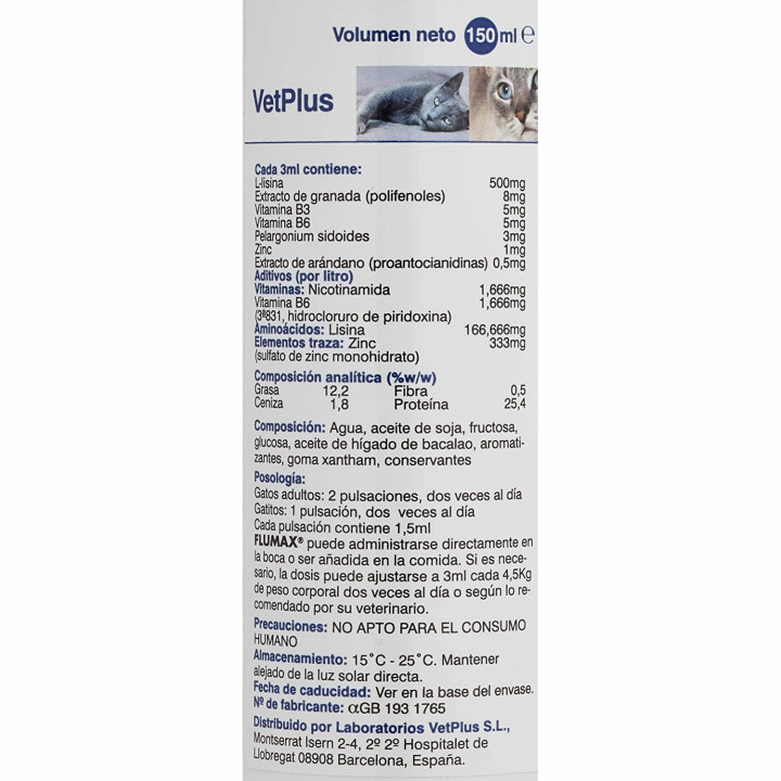 FLUMAX, Salud para gatos - Kompymascotas