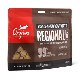 Orijen Treats Regional Red (Snacks Naturales de carnes rojas) -  Kompymascotas