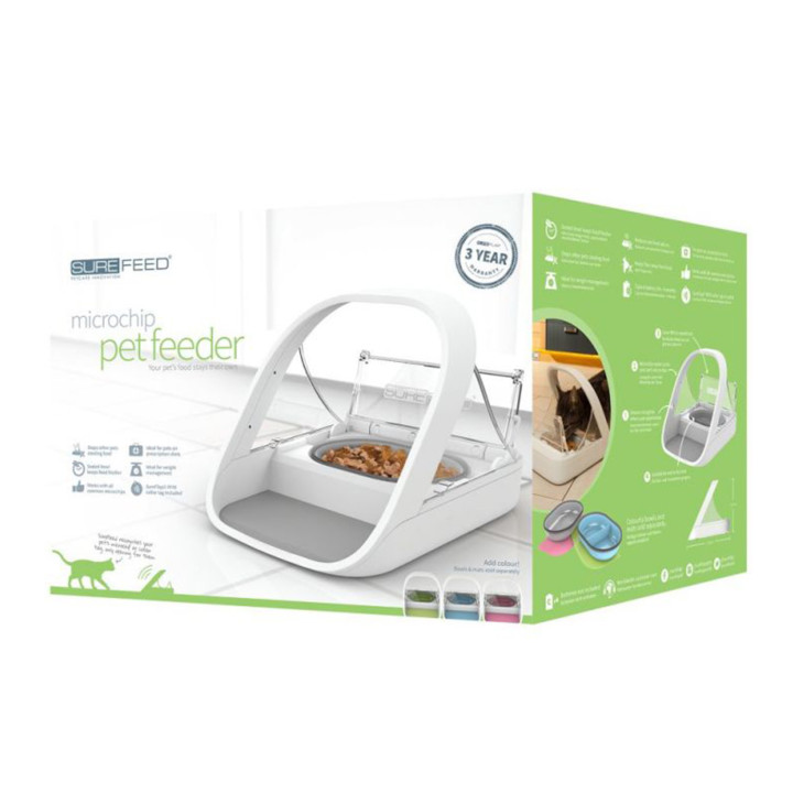 Comedero automático con Microchip SureFeed - kompymascotas.com
