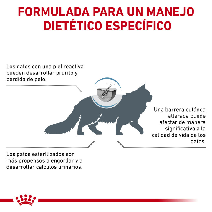 Indicado para gatos con neurodermatitis atópica 