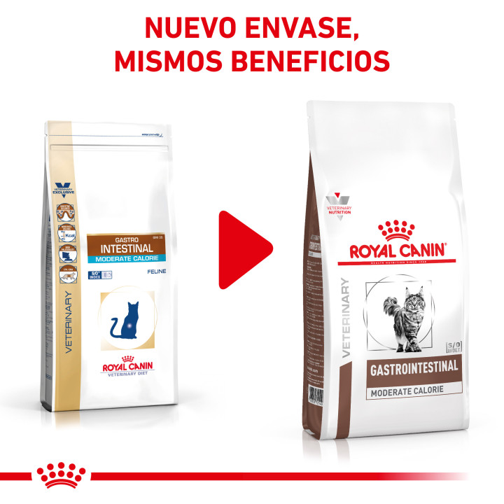 Pienso veterninario Royal Canin para gatos Moderate Calorie - Kompymascotas