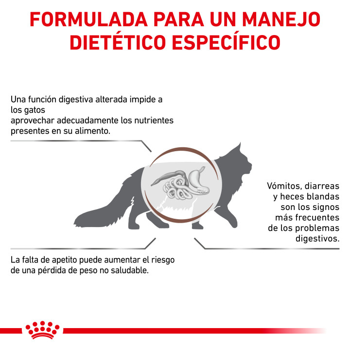 Pienso veterninario Royal Canin para gatos Gastro Intestinal - Kompymascotas
