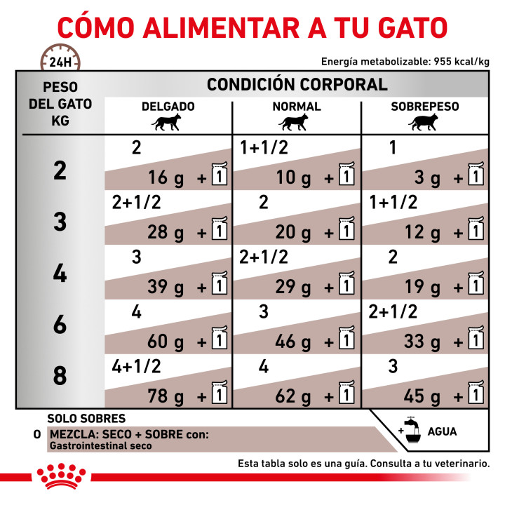 Comida húmeda para gatos Royal Canin Veterinary Diet Gastro Intestinal - Kompymascotas