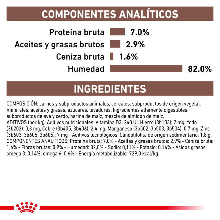 Comida húmeda para gatos Royal Canin Veterinary Diet Gastro Intestinal  - Kompymascotas