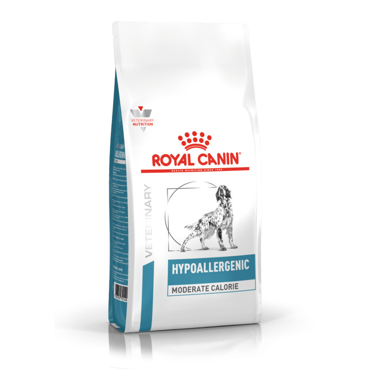 Royal Canin Hypoallergenic Moderate Calorie, pienso hipoalergénico - Kompymascotas