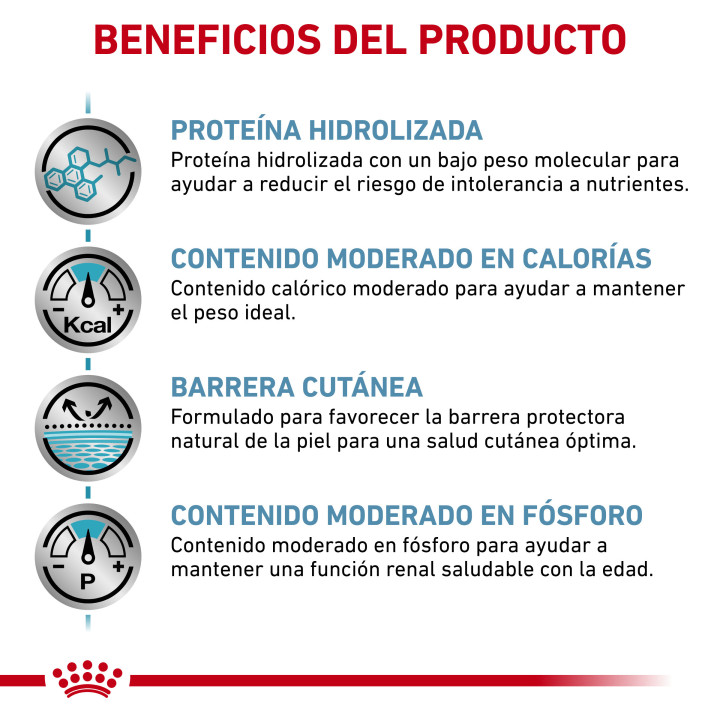 Royal Canin Hypoallergenic Moderate Calorie, pienso hipoalergénico - Kompymascotas