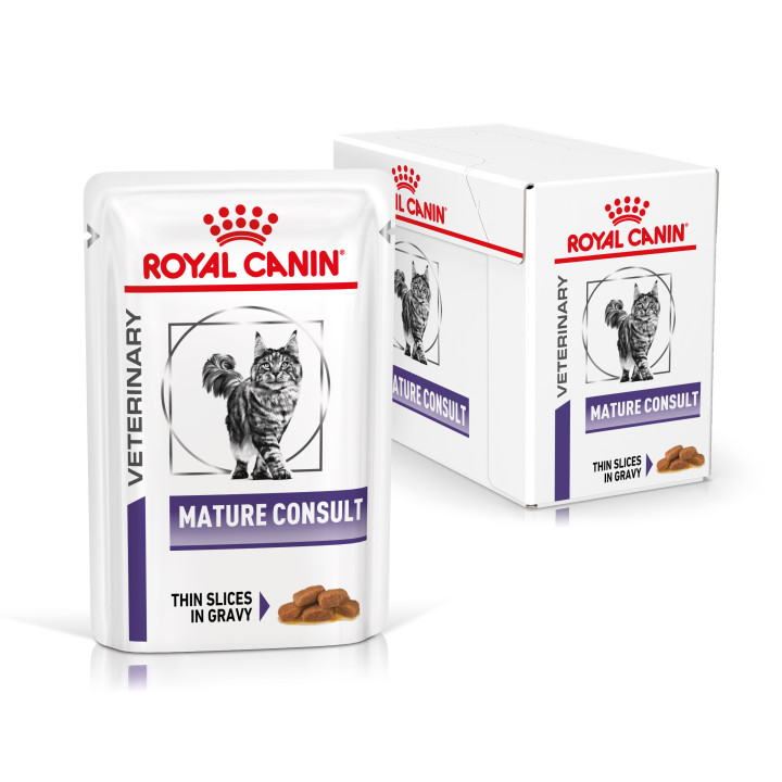 Comida húmeda para gatos Royal Canin Senior Consult Stage 1 - Kompymascotas