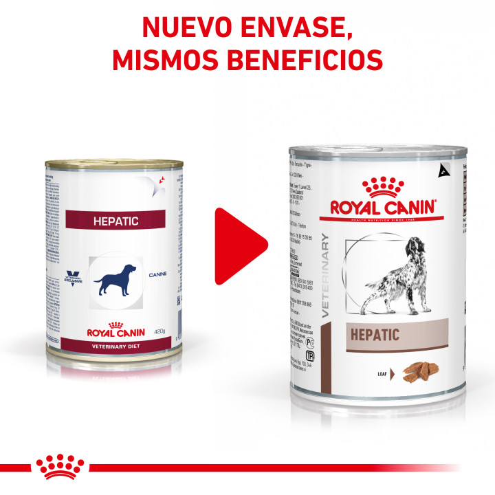 Latas para perros de Royal Canin Hepatic, comida húmeda - Kompymascotas