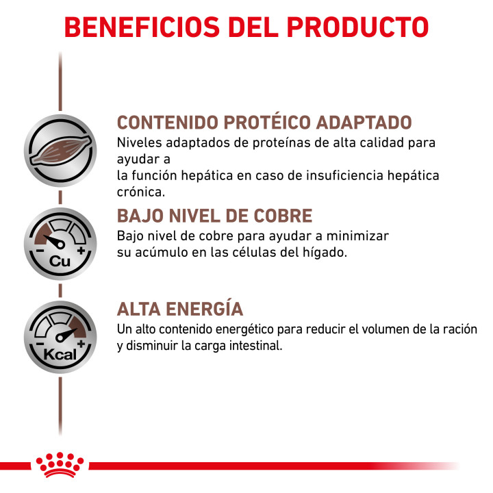 Latas para perros de Royal Canin Hepatic, comida húmeda - Kompymascotas