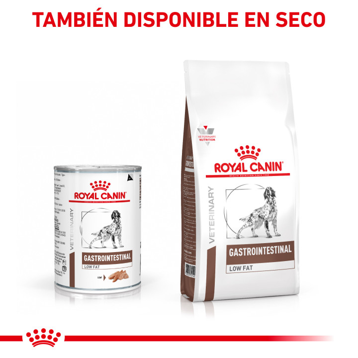 Latas Royal Canin Gastro Intestinal Low Fat, comida húmeda - Kompymascotas