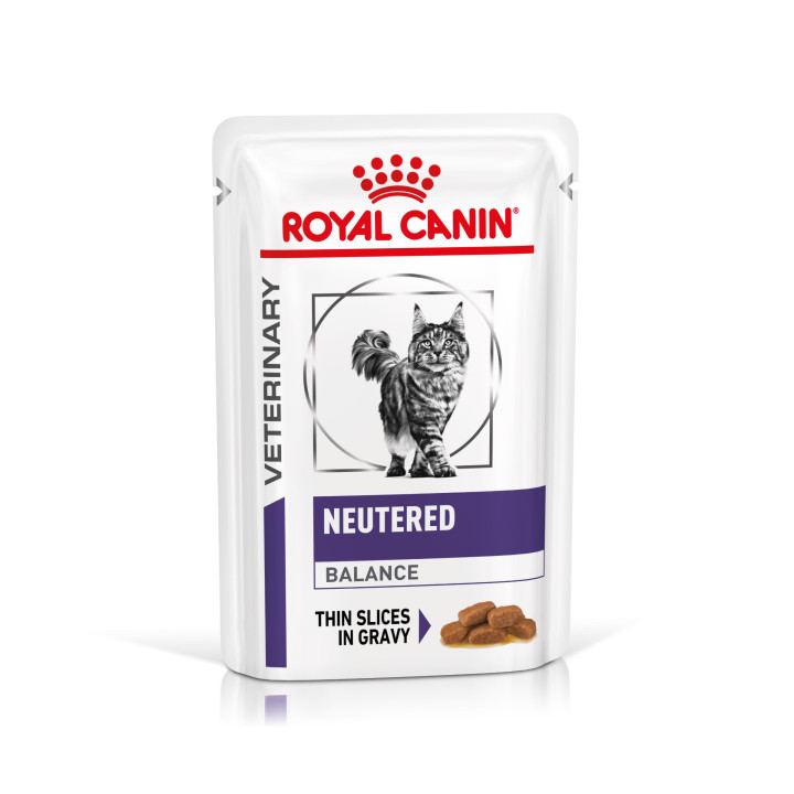 Comida húmeda para gatos Royal Canin Neutered Weight Balance - Kompymascotas