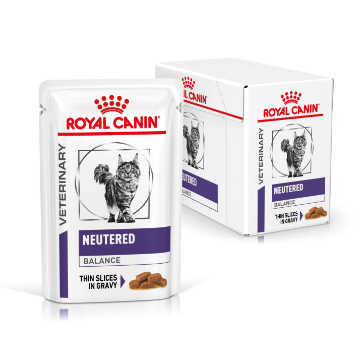 Comida húmeda para gatos Royal Canin Neutered Weight Balance - Kompymascotas