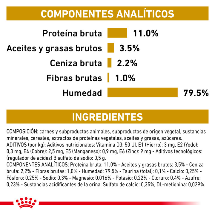 Royal Canin Urinary S/O Feline comida húmeda para gatos - Kompymascotas