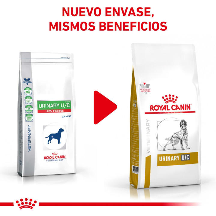 Royal Canin Urinary U/C Low Purine, pienso veterinario para perros - Kompymascotas