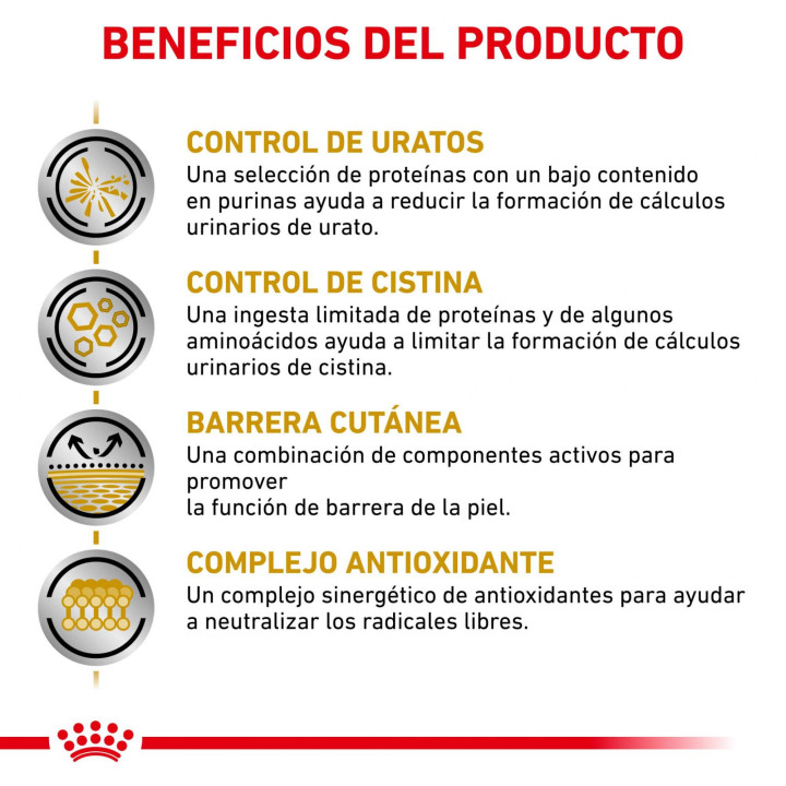 Royal Canin Urinary U/C Low Purine, pienso veterinario para perros - Kompymascotas