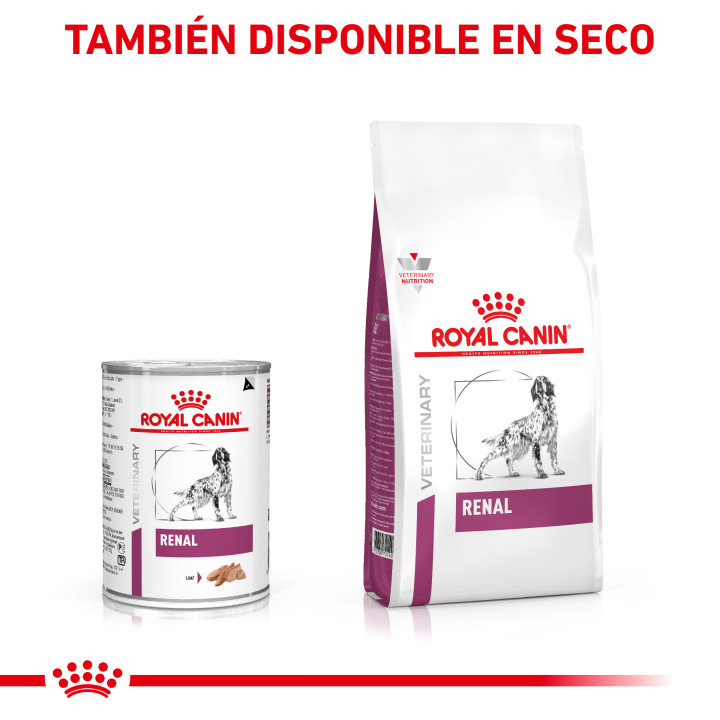 Latas Royal Canin Renal, comida húmeda para perro - Kompymascotas