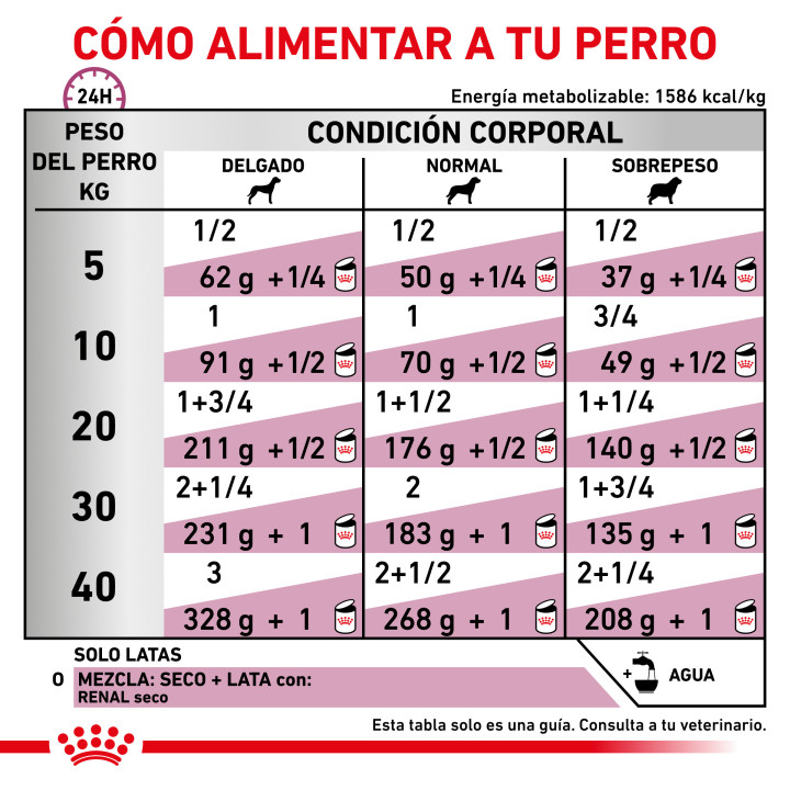 Latas Royal Canin Renal, comida húmeda para perro - Kompymascotas