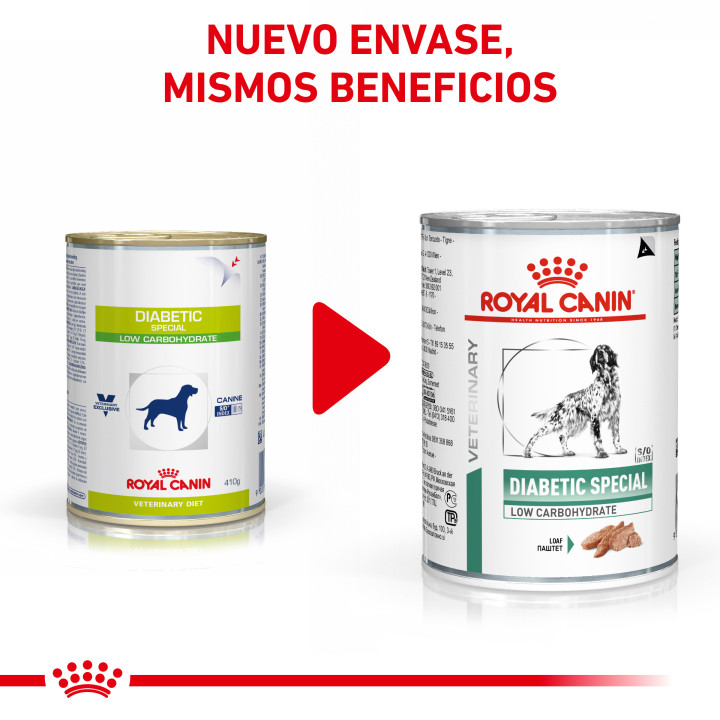 Royal Canin Diabetic Special Low Carbohydrate, comida húmeda - Kompymascotas