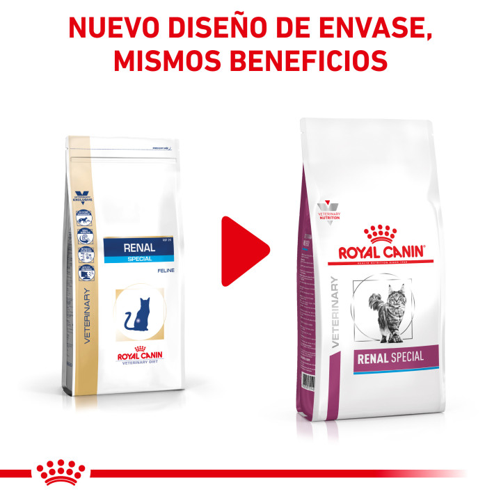 Royal Canin Veterinary Diet Renal Special , Pienso para gatos - Kompymascotas