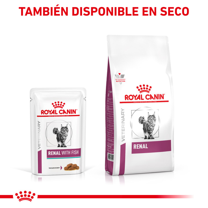 Comida húmeda para gatos Royal Canin Veterinary Renal (Atún) - Kompymascotas