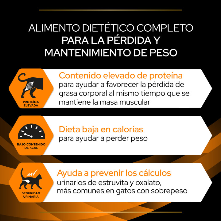 Comida húmeda Purina Pro Plan Veterinary Diet FELINE OM Pouch - Kompymascotas