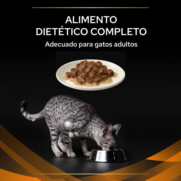 Comida húmeda Purina Pro Plan Veterinary Diet FELINE OM Pouch - Kompymascotas