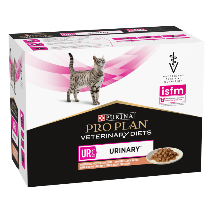 Purina Veterinary Diets Feline UR Pouches de Salmón
