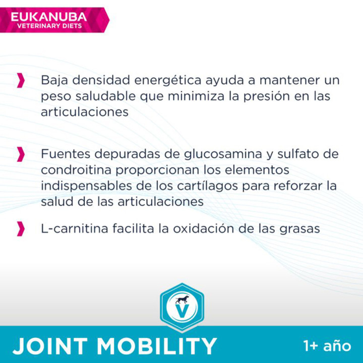 Pienso Eukanuba Veterinary Diet Joint Mobility para perros - Kompymascotas