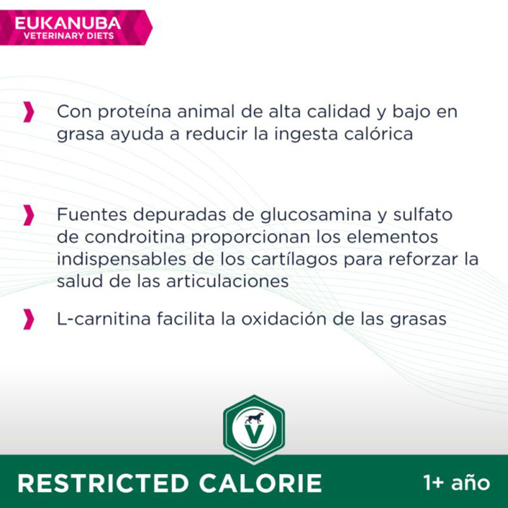 Eukanuba Veterinary Diet Restricted Calorie, pienso para perros - Kompymascotas