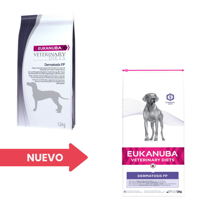 Eukanuba Veterinary Diet Dermatosis FP, pienso para perros - Kompymascotas