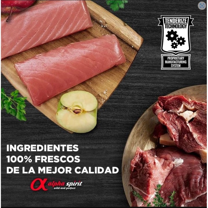 Alpha Spirit Multiprotein, pienso natural para perro - Kompymascotas