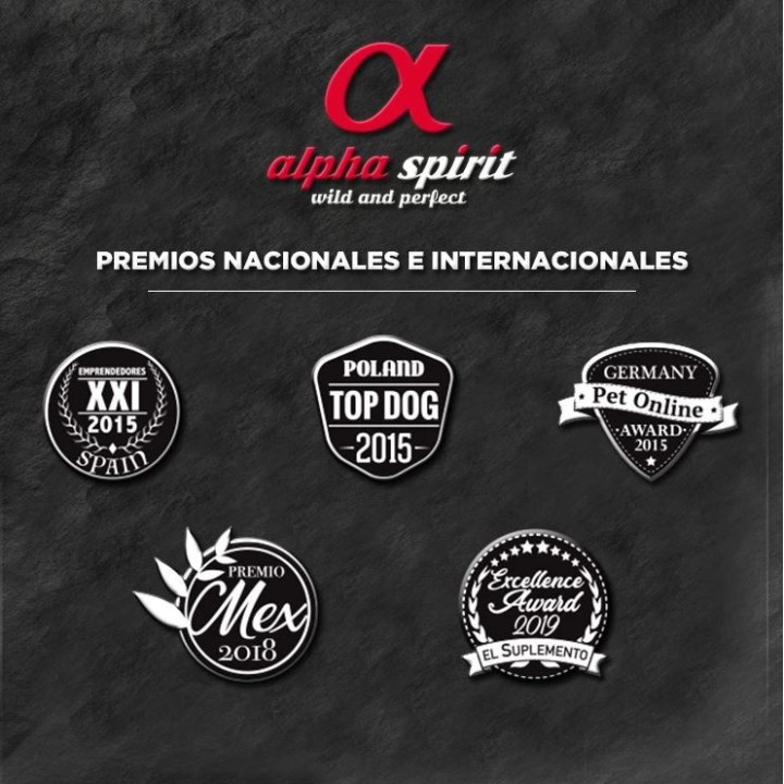 Alpha Spirit Multiprotein, pienso natural para perro - Kompymascotas