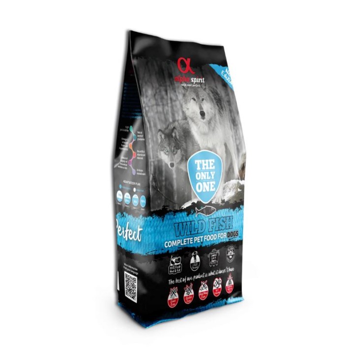 Alpha Spirit Only Fish, pienso para perros hipoalergenico - Kompymascotas