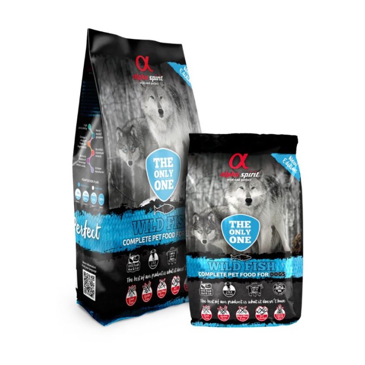 Alpha Spirit Only Fish, pienso para perros hipoalergenico - Kompymascotas