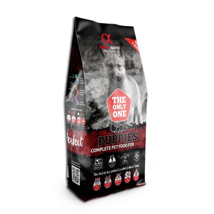 Alpha Spirit Puppies Multiprotein, pienso natural para cachorros - Kompymascotas