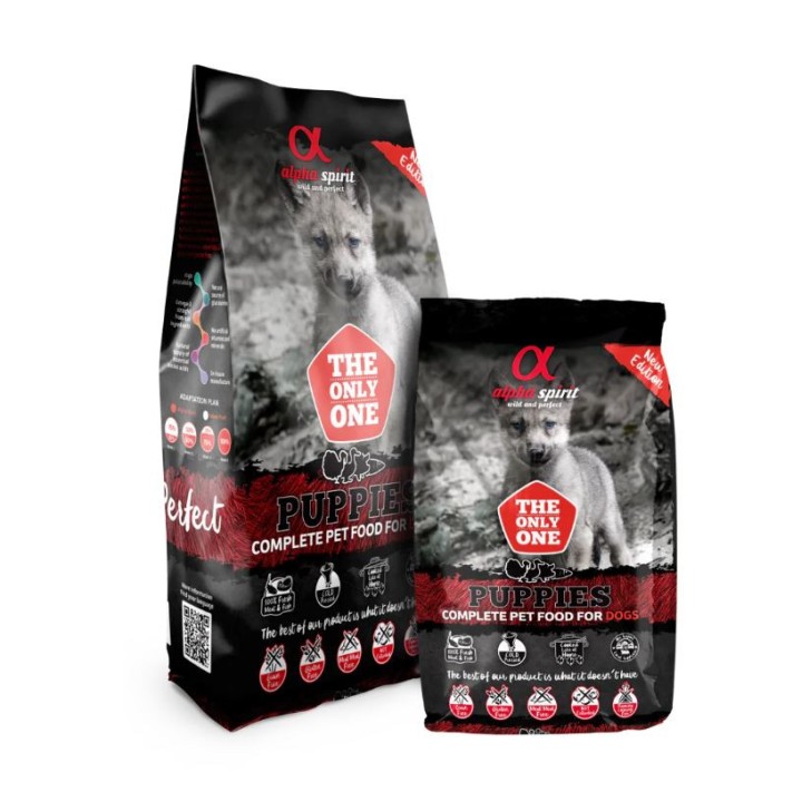 Alpha Spirit Puppies Multiprotein, pienso natural para cachorros - Kompymascotas