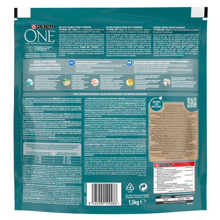 PURINA ONE Bifensis Senior +11 años