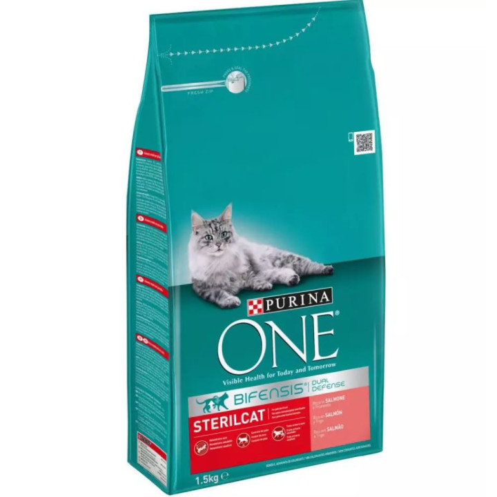 Pienso para gatos Purina One Bifensis Esterilizados - Kompymascotas